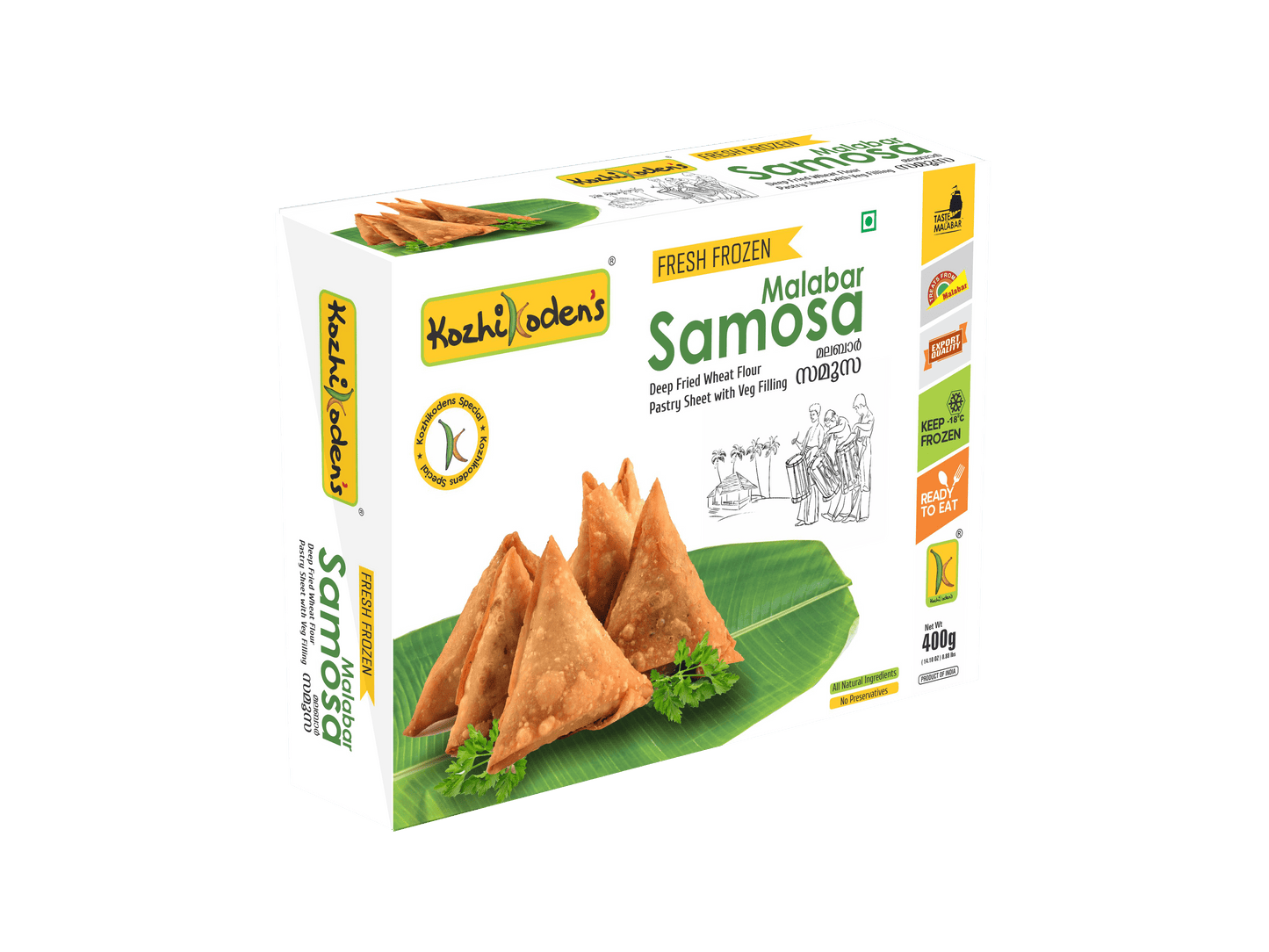 Frozen Malabar Samosa 400g (Kozhikoden’s)