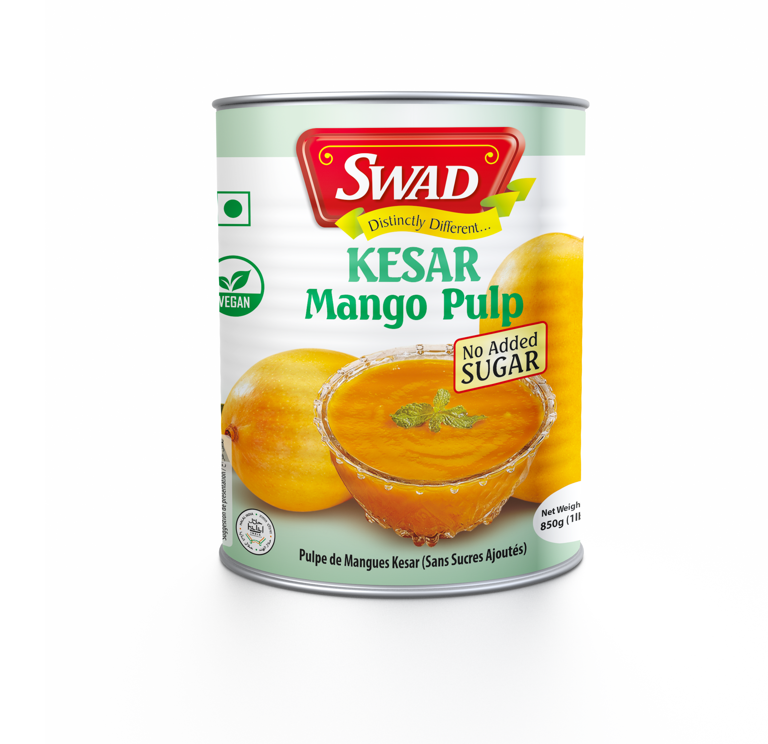 SWAD Mango Pulp Kesar No Added Sugar 850Gm