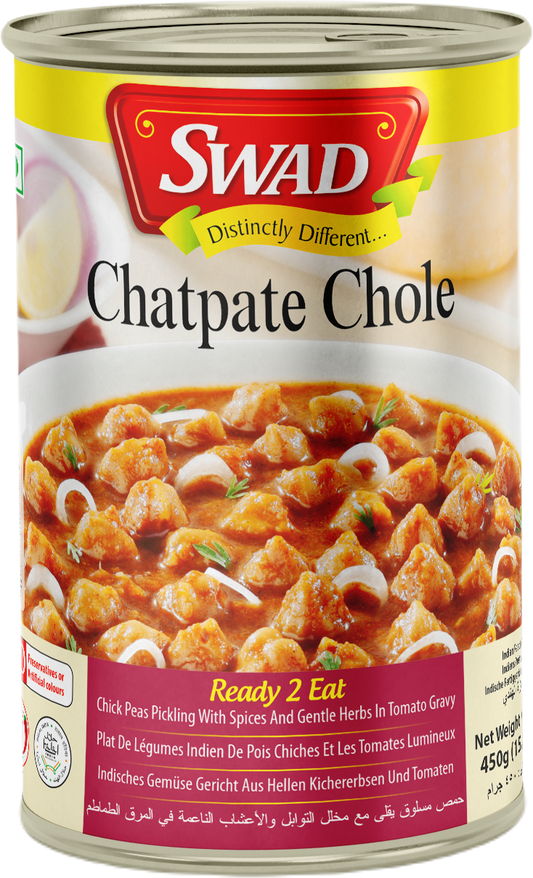 Swad Ready Meal Chatpate Chole 450g