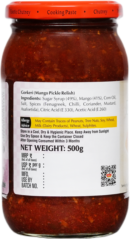 Swad Pickle Gorkeri 550g