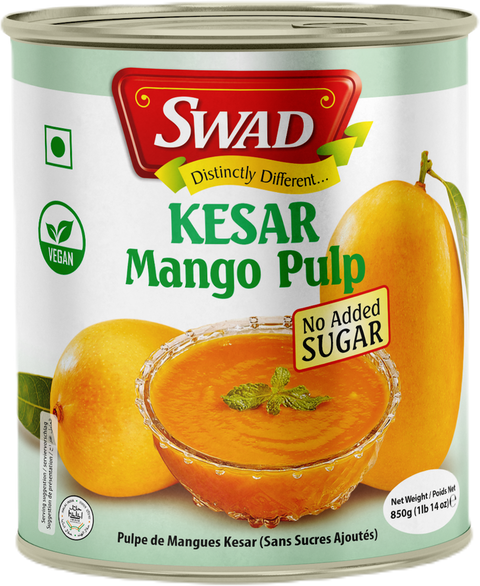 SWAD Mango Pulp Kesar No Added Sugar 850g