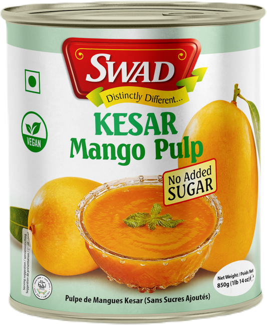 SWAD Mango Pulp Kesar No Added Sugar 850g
