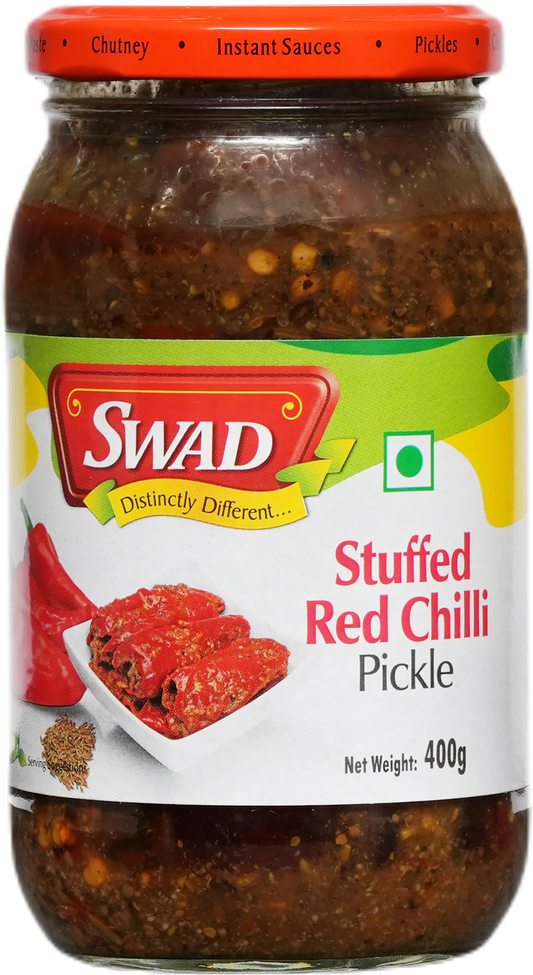 SWAD Stuffed Red Chilli Pickle 450g
