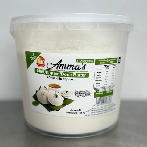 Amma's Stone Grinded Idli/Dosa/Uttapam Batter 1.75Kg (Unsalted)