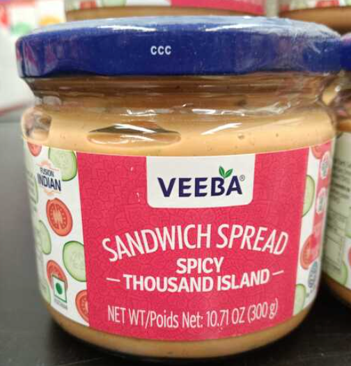 Veeba Sandwich Spread Spicy Thousand Island 300g (Expired)