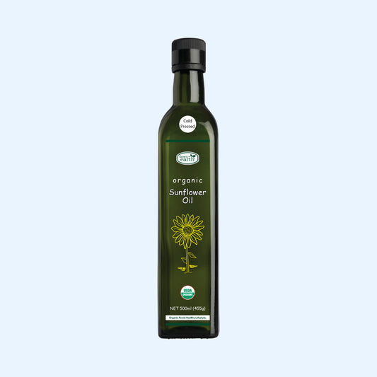 Down To Earth Organic Sunflower Oil Cold Pressed 500ml