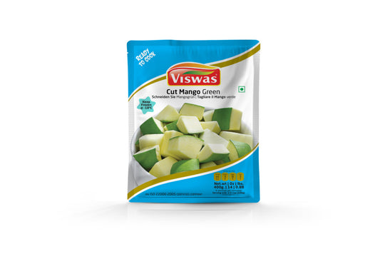 Frozen Cut Mango Green 400g (Viswas)