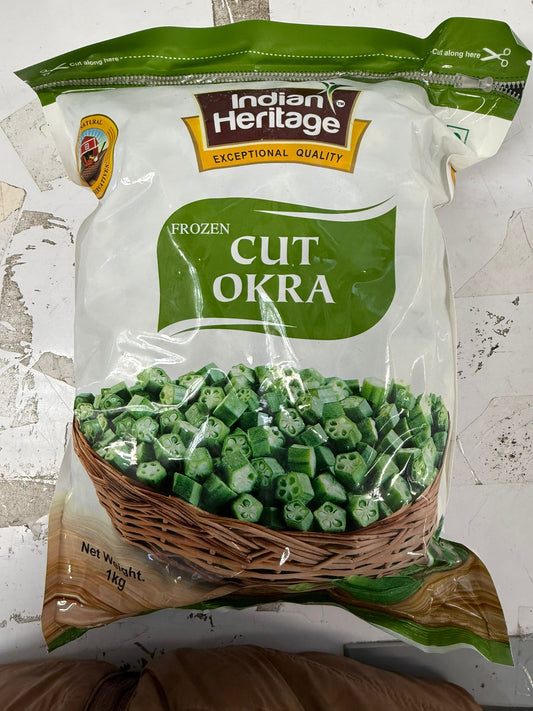 Frozen Indian Heritage Cut Okra 1kg