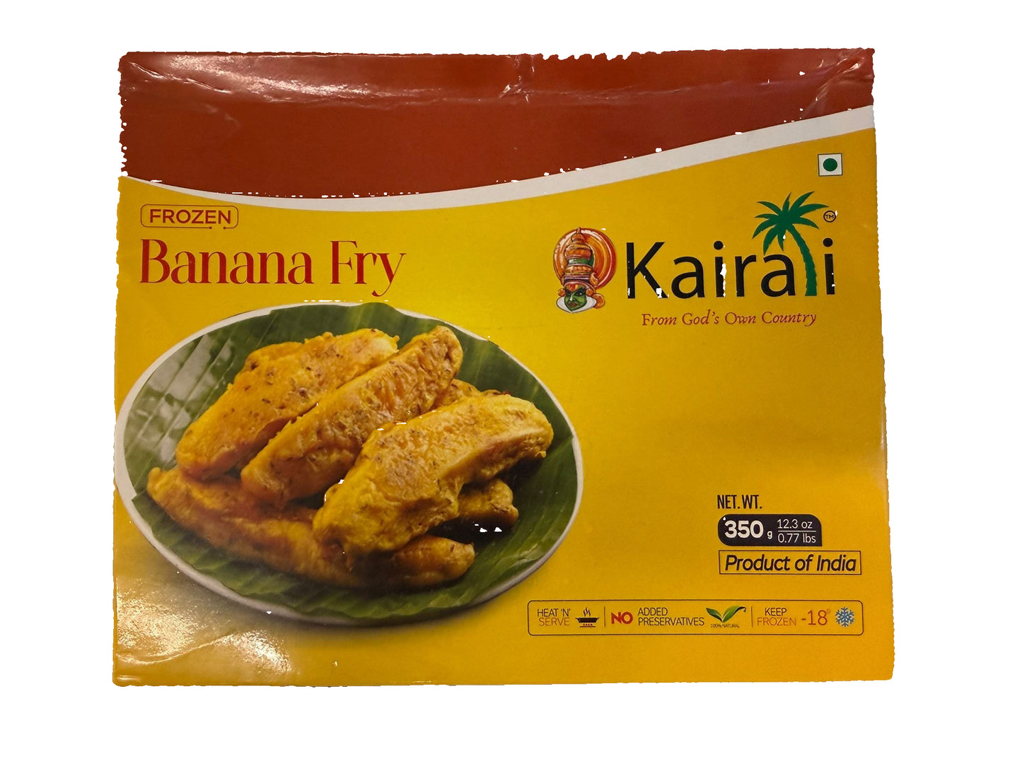 Frozen Banana Fry 350g (Kairali)
