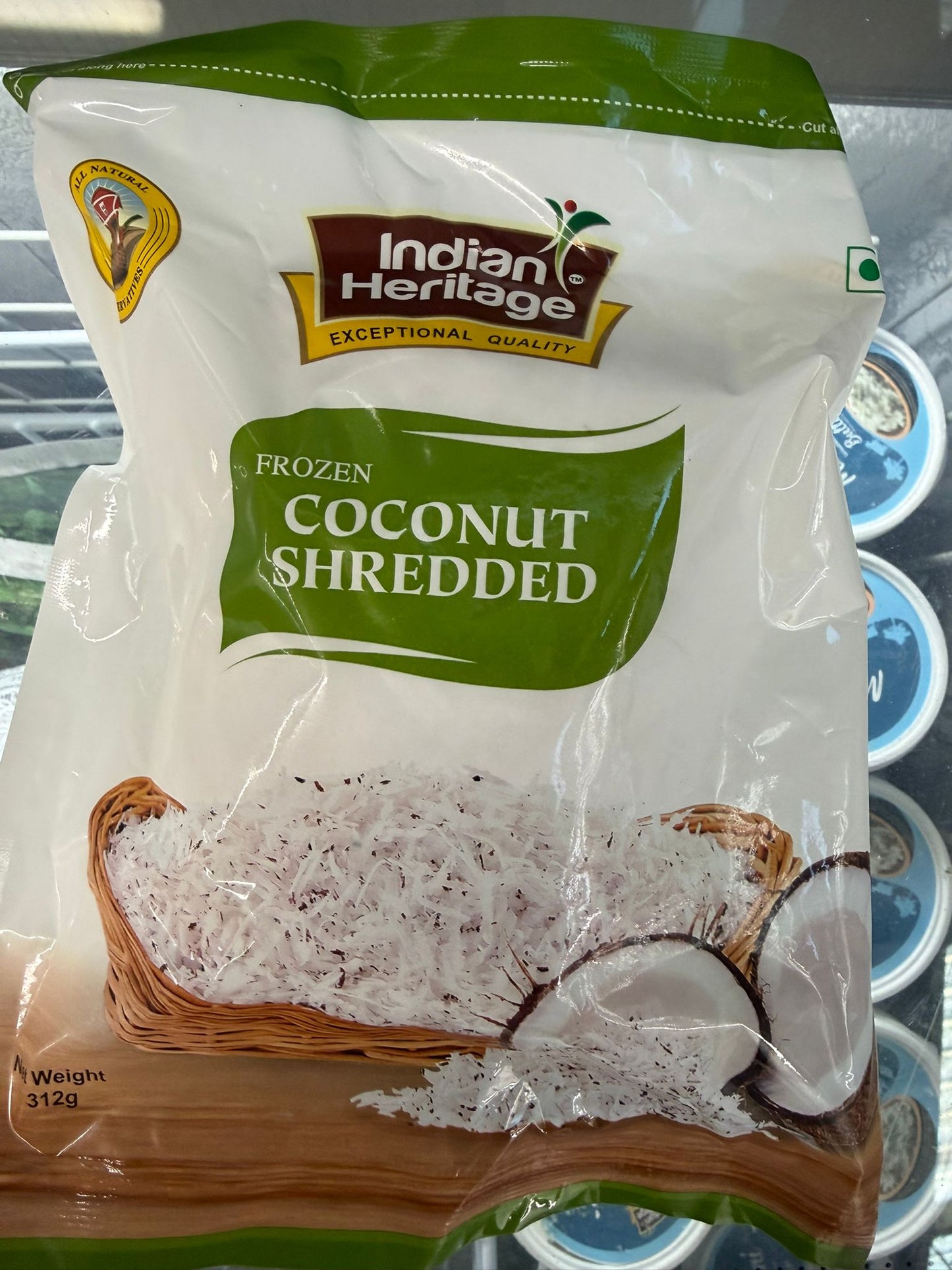 Frozen Indian Heritage Coconut Shreed 312g