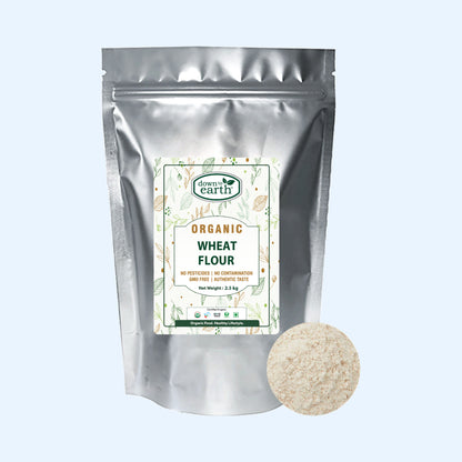 Organic Wheat Flour 2.5kg Bag (Down To Earth)