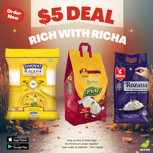 $5 Wednesday Deal (Choose Your Favourite Product) (Only 1 per family)