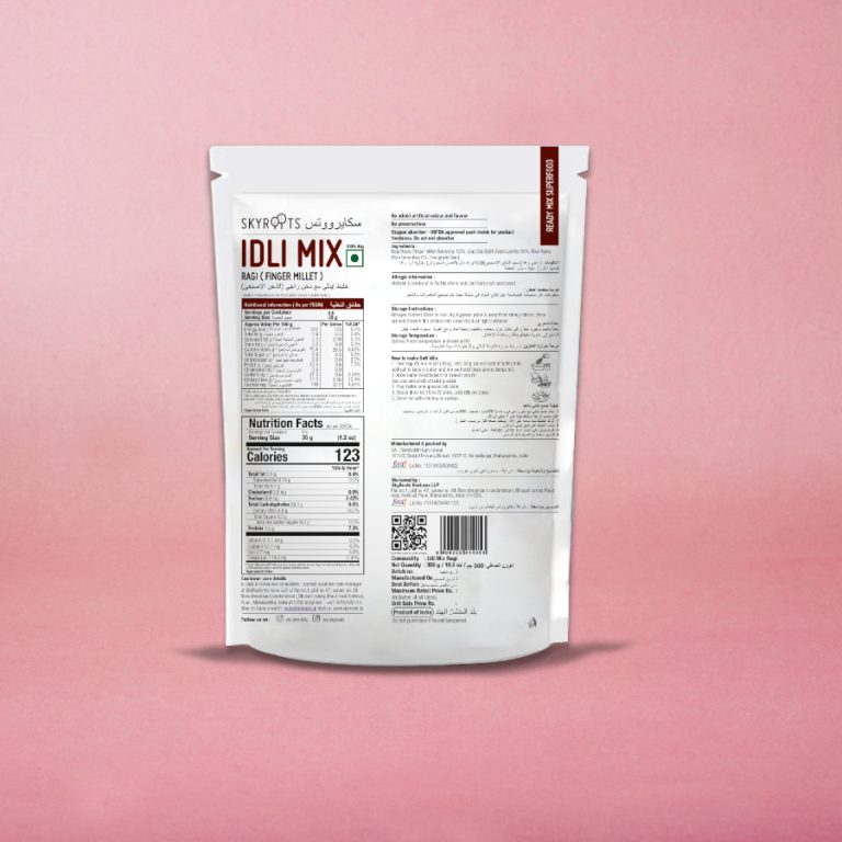 Ragi (Finger Millet) Idli Mixe 300g (Skyroots)