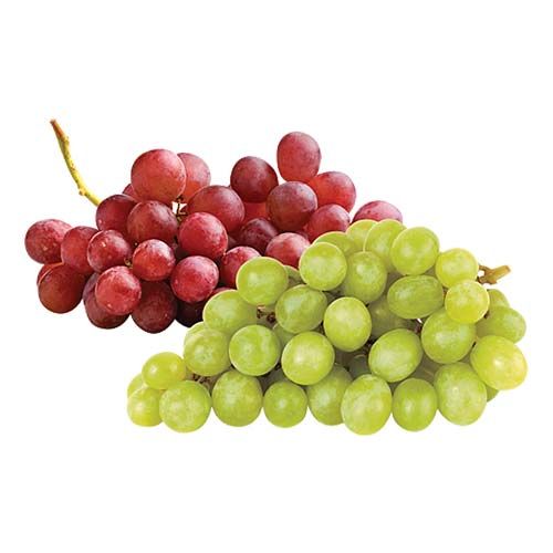 GRAPES BI-COLOUR (GREEN/RED) 500g PP