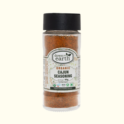 Organic Cajun Seasoning 60g (Down To Earth)