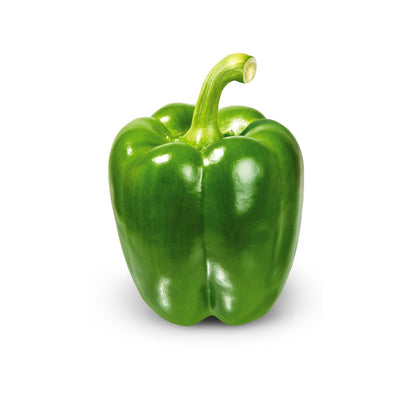 Capsicum Green Each (Product of New Zealand)