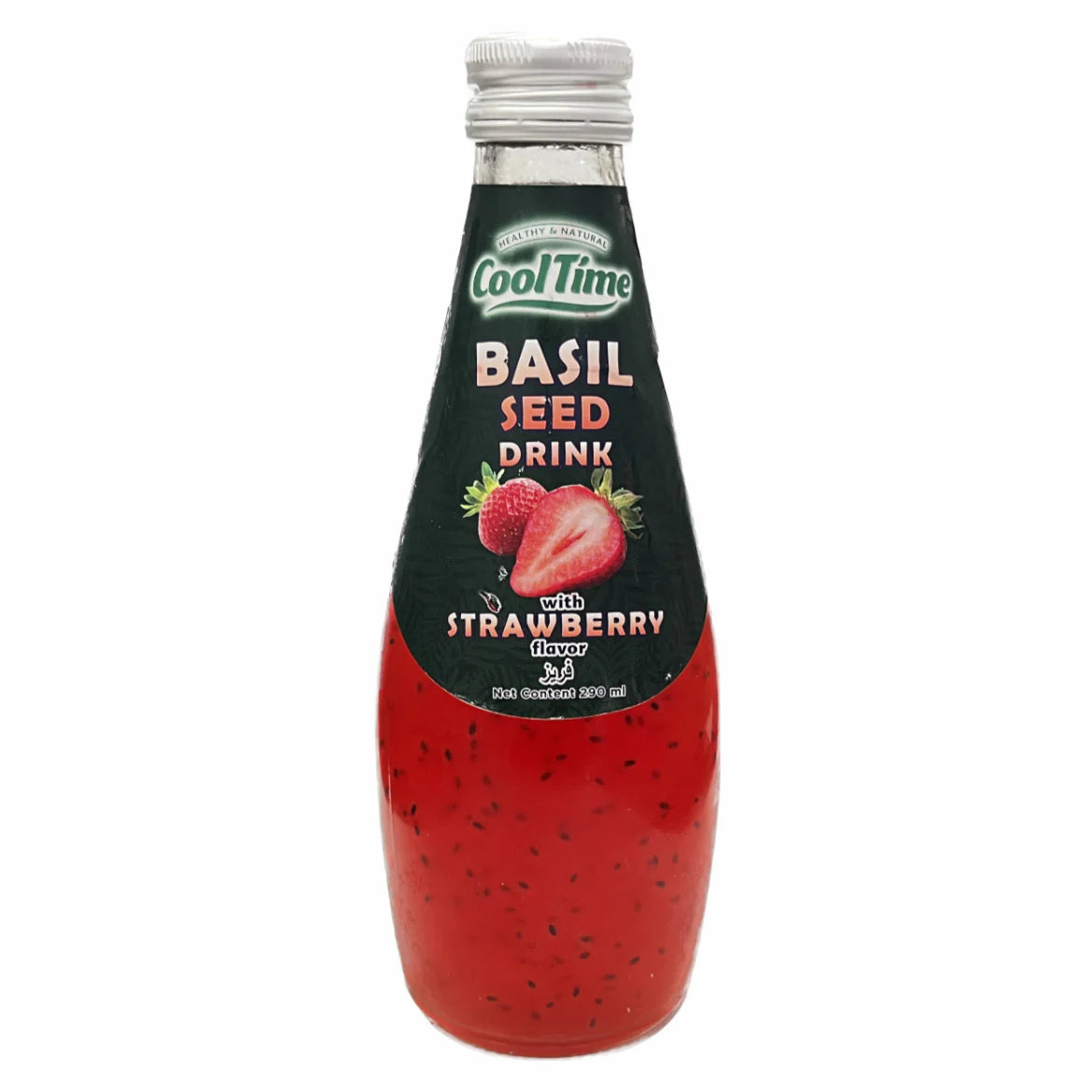 Cooltime Basil Strawberry Drink 290ml