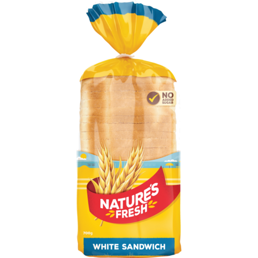 Nature's Fresh Bread White Sandwich 700g