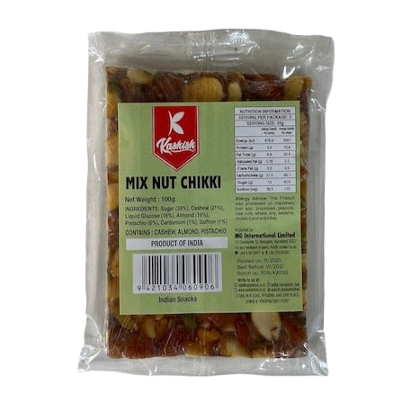 Kashish Mix Nut Chikki 100G