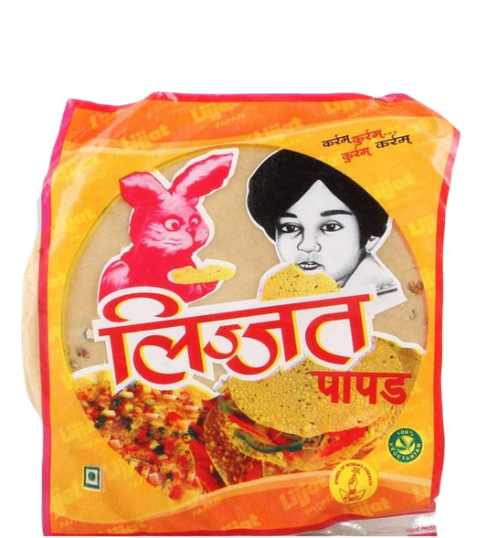 Lijjat Jeera Papad 7" 200g