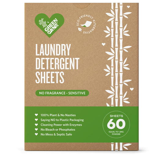Green Cane Laundry Detergent Sheets (60 Sheets)