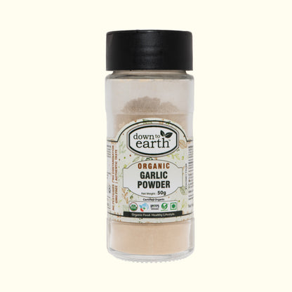 Organic Garlic Powder 50g (Down To Earth)