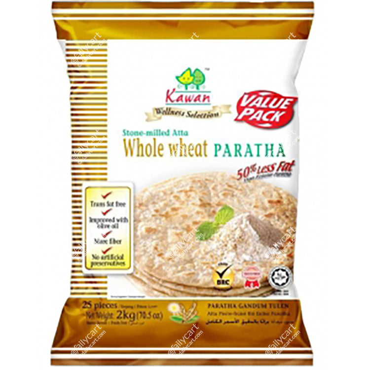 Frozen Kawan Whole Wheat Paratha Value Pack 25pc
