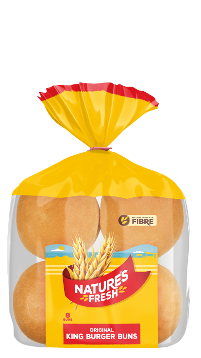 Nature's Fresh Bun King Burger 8 Pack 720g