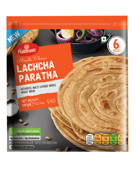 Frozen Lachcha Paratha 360g (Haldirams)