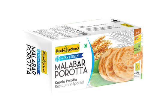 Frozen Malabar Parotta Rest.Spl 2Kg (Kozhikoden’s)