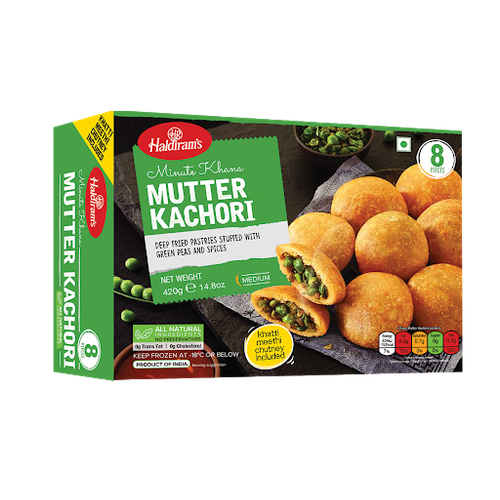 Frozen Haldirams Mutter Kachori 420g