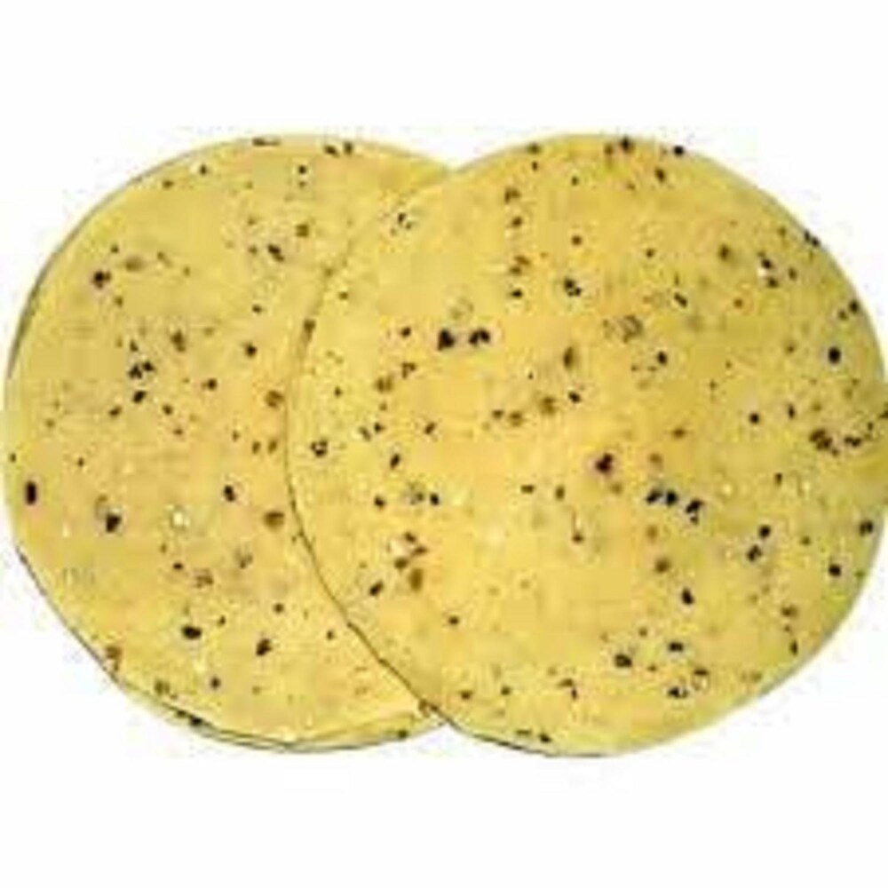 Kashish Black Pepper Papad 5" 200G