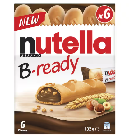 Nutella B-Ready Biscuits 132G