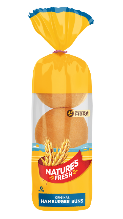 Nature's Fresh Bun Hamburger 6 Pack 420g