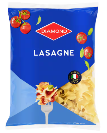 Diamond Pasta Lasagne 375g