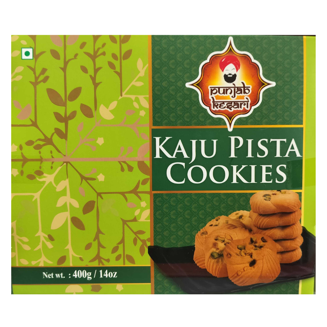 Cookies Kaju Pista 400g (Punjab Kesari)