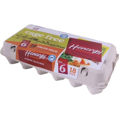 EGGS CAGE FREE 18 PACK SIZE 6