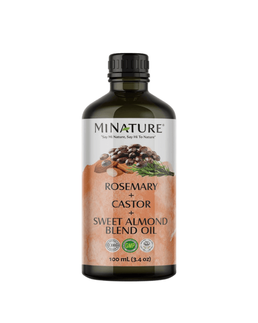 Rosemary+Castor+Sweet Almond Blend Oil 100ml