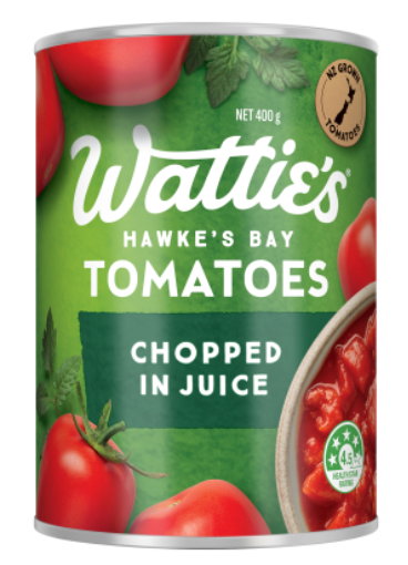 Watties Tomatoes Chopped 400g