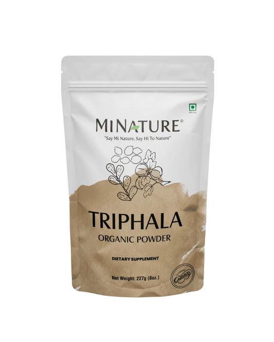 Organic Triphala Powder 227g - USDA Certified